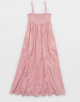 Aerie Straight Neck Midaxi Dress