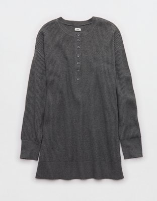 Aerie Henley Sweater Dress