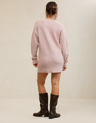 Aerie Henley Sweater Dress