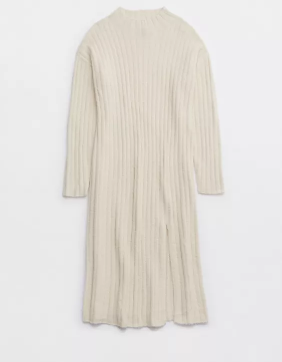 Aerie Buttercream Sweater Dress