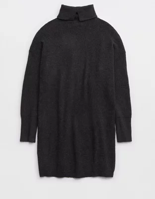 Aerie CozyUp Waffle Sweater Dress