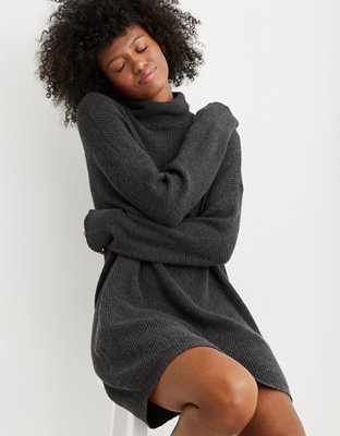 Aerie CozyUp Waffle Sweater Dress