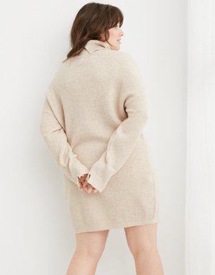 Aerie CozyUp Waffle Sweater Dress