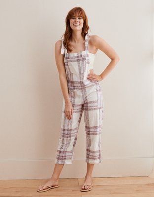 aerie shoulder tie overalls