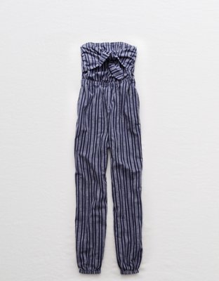 aerie tie front jumpsuit