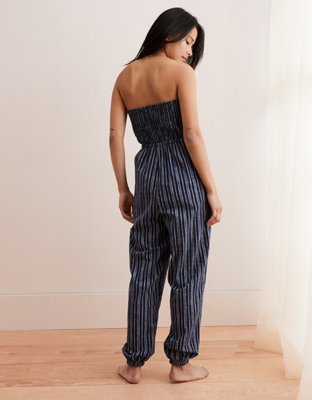 aerie tie front jumpsuit