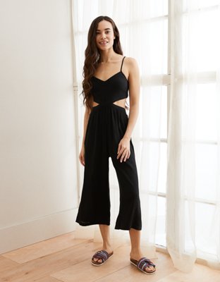 black jumpsuit american eagle