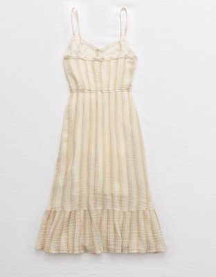 aerie tiered midi dress