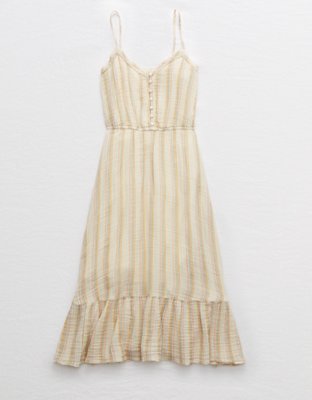 aerie tiered midi dress