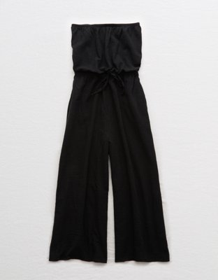 aerie black jumpsuit