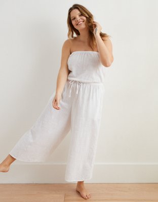 Strapless Gauze Jumpsuit (three colours)