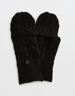 Aerie Cable Fingerless Mittens