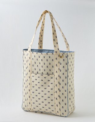 Aerie x Emily + Meritt Quilted Tote Bag
