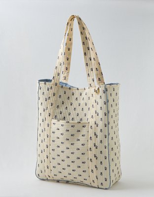 Aerie x Emily + Meritt Quilted Tote Bag