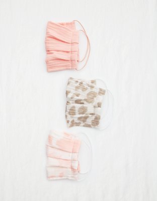 Aerie Kitsch Cotton Face Mask 3-Pack — фото 2
