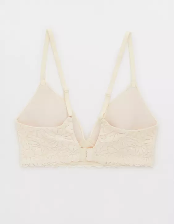 Real Chill Wireless Lightly Lined Lace Trim Bra