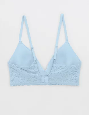 Real Chill Wireless Lightly Lined Lace Trim Bra