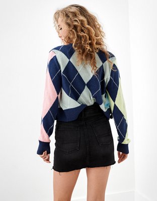 AE Ne(x)t Level Stretch Denim Mini Skirt