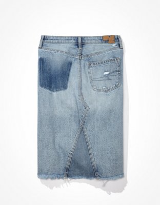 Женские юбки American Eagle AE Denim Midi Skirt — фото 5