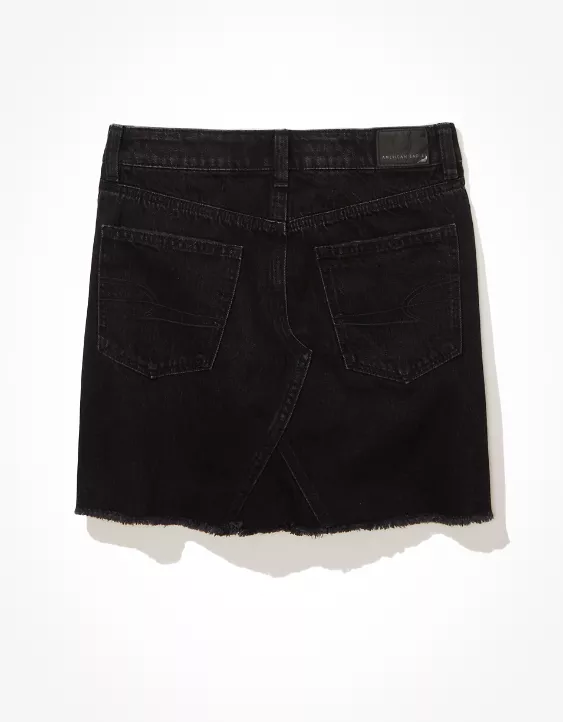 AE Crossover Denim Mini Skirt