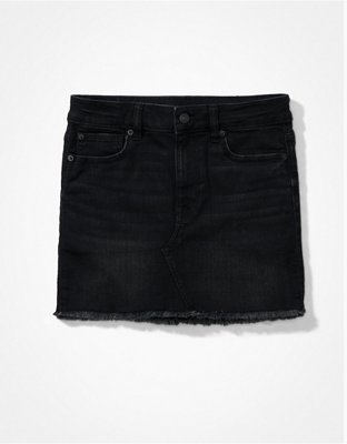 AE High-Waisted Denim Mini Skirt