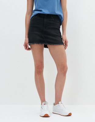 AE High-Waisted Denim Mini Skirt