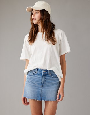 Ae ne(x)t level high-waisted hotsell denim skirt