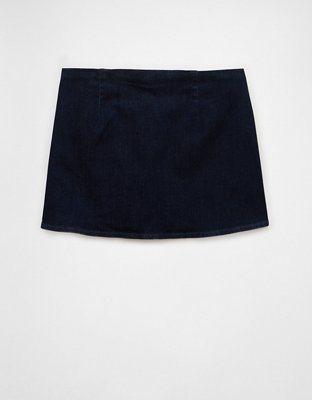 AE Next Level Low-Rise Micro Mini Denim Skort