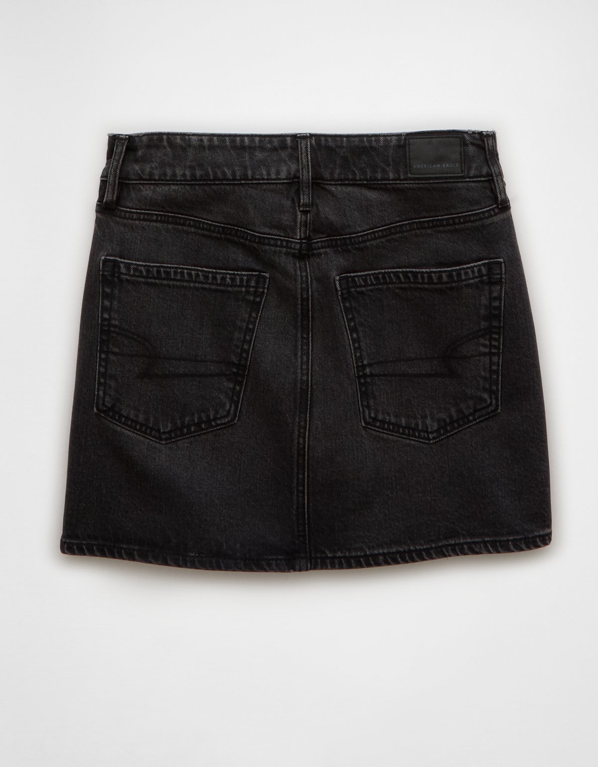 AE Stretch High-Waisted Perfect Denim Mini Skirt - image 4