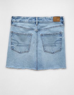 AE Stretch High-Waisted Perfect Denim Mini Skirt