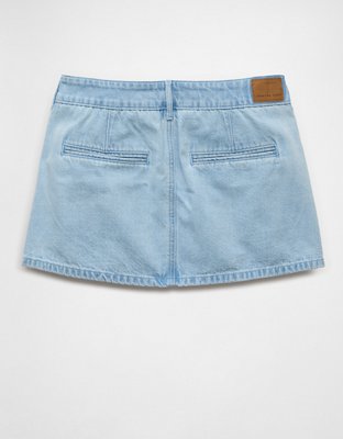 AE Strigid Low-Rise Denim Trouser Micro Skort