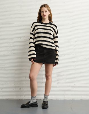 Jupe-short parfaite micro en denim extensible AE