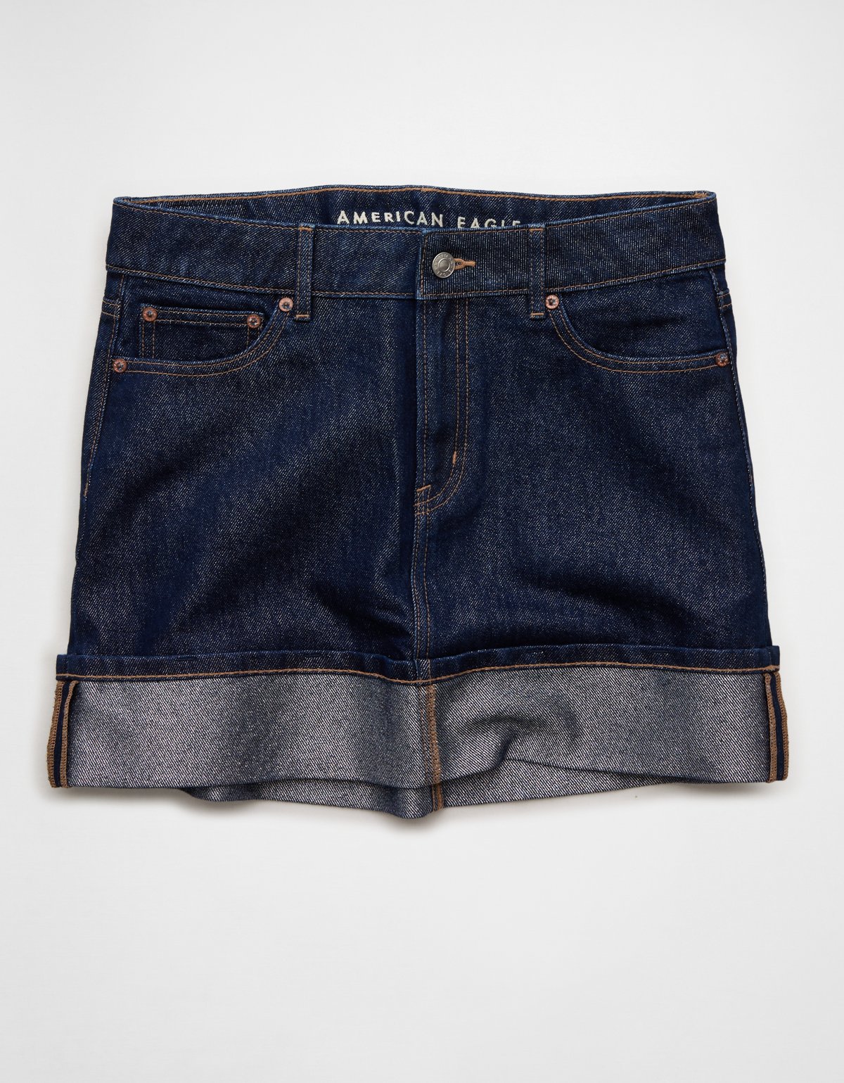 AE Denim Glitter Mini Skirt - image 3