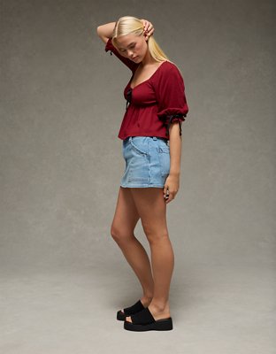 AE Stretch Low-Rise Micro Skort