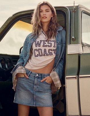 AE Stretch High-Waisted Perfect Mini Skirt