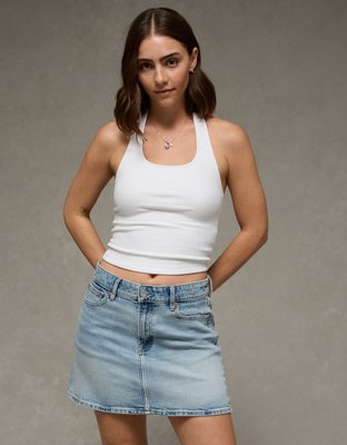 AE Stretch High-Waisted Perfect Mini Skirt | American Eagle