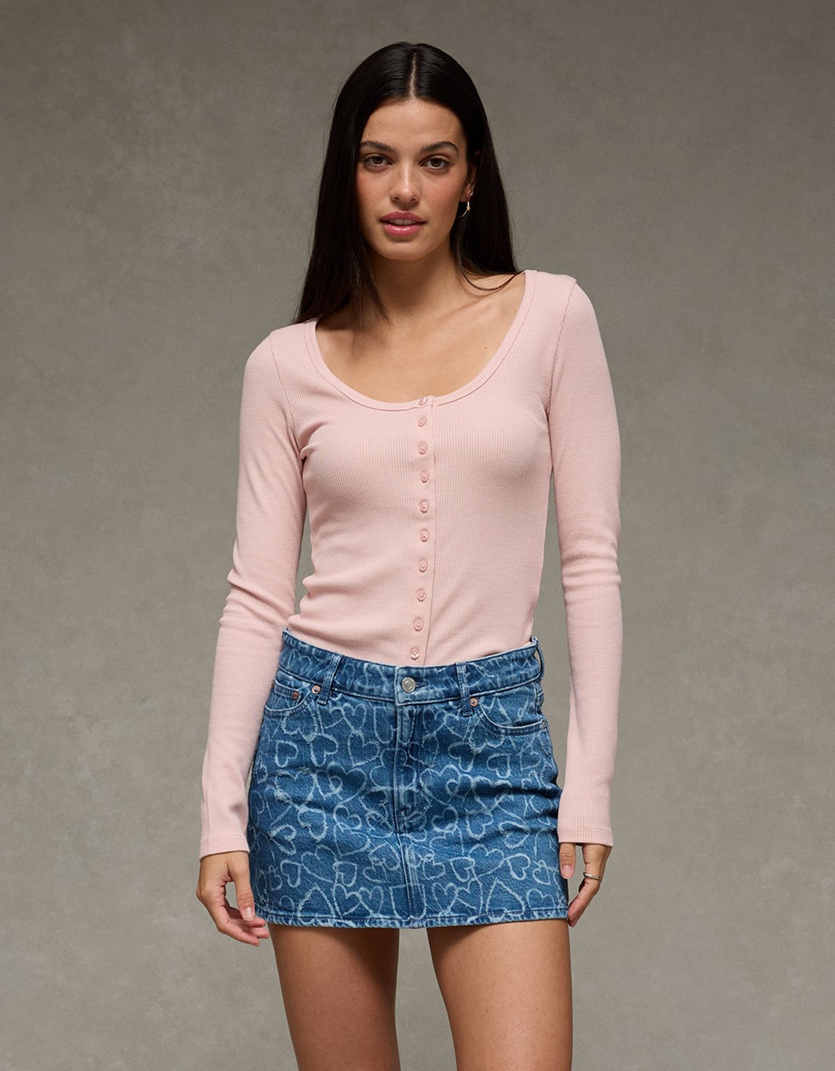 AE Stretch High-Waisted Perfect Mini Skirt