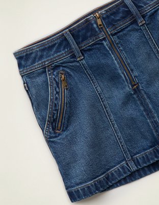 AE Low-Rise A-Line Mini Skirt