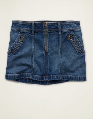 AE Low-Rise A-Line Mini Skirt