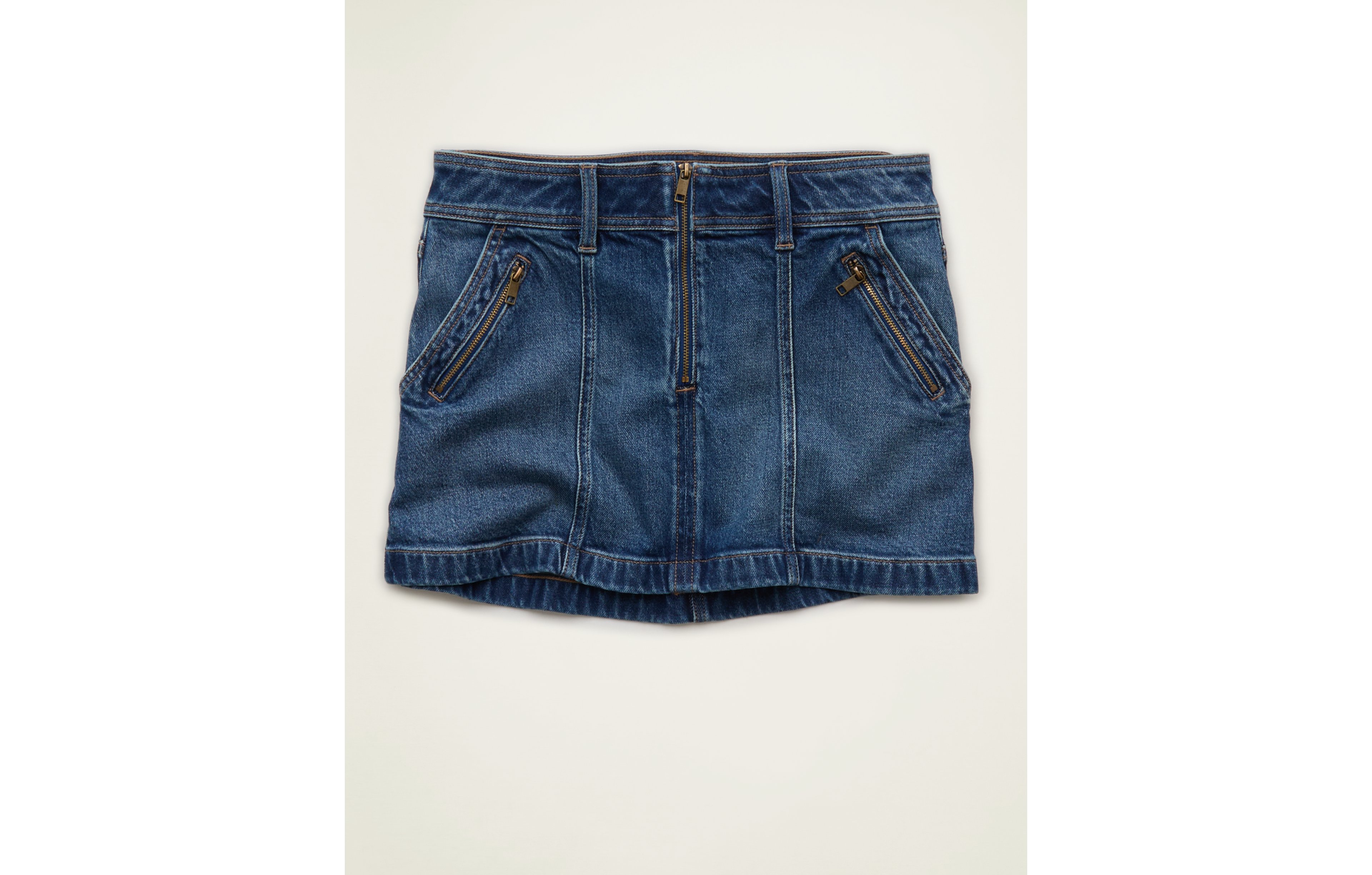 AE Low-Rise A-Line Mini Skirt