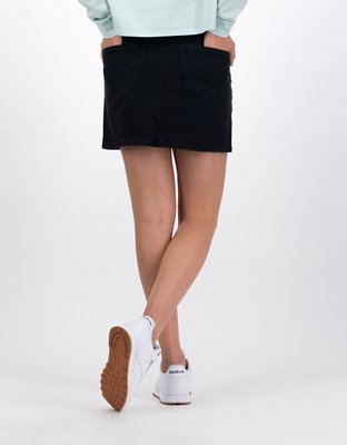AE High-Waisted Denim Mini Skirt