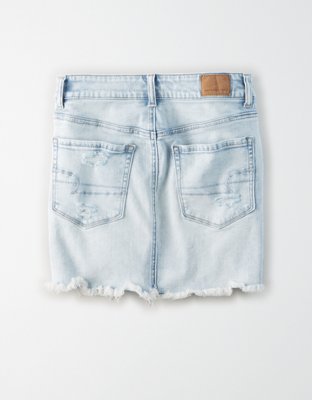 Женские юбки American Eagle AE Ne(x)t Level High-Waisted Denim Mini Skirt — фото 4