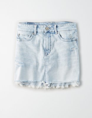 a jean skirt