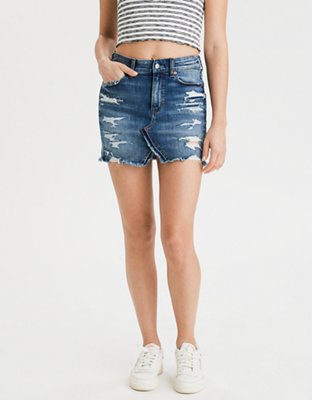 Ae ne(x)t level high-waisted denim skirt hotsell