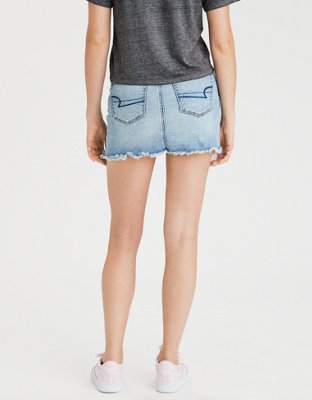 AE High-Waisted Denim Mini Skirt