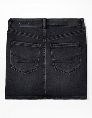 AE High-Waisted Denim Mini Skirt