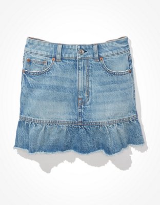 Женские юбки American Eagle AE Ruffle Mini Skirt — фото 3
