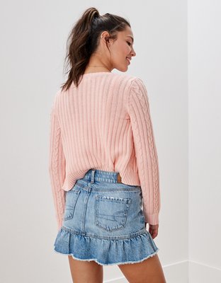 Женские юбки American Eagle AE Ruffle Mini Skirt — фото 2