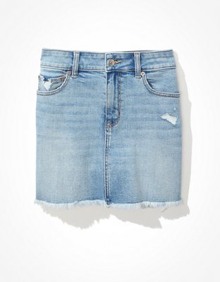 Женские юбки American Eagle AE Denim Mini Skirt — фото 3