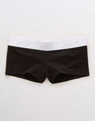 Aerie Cotton Logo Boyshort Underwear